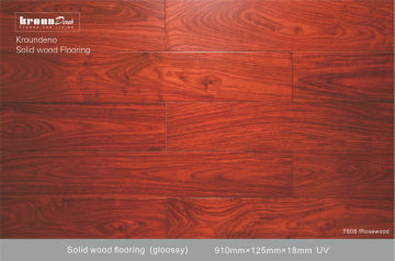 Customed A + Grade Rosewood Solid Wood Flooring For Market / Office