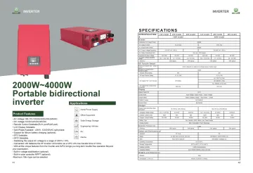 4000W Portable Bidirectional Power Inverter