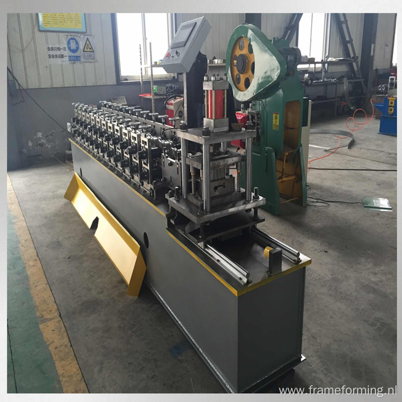 Automatic roll forming machine door