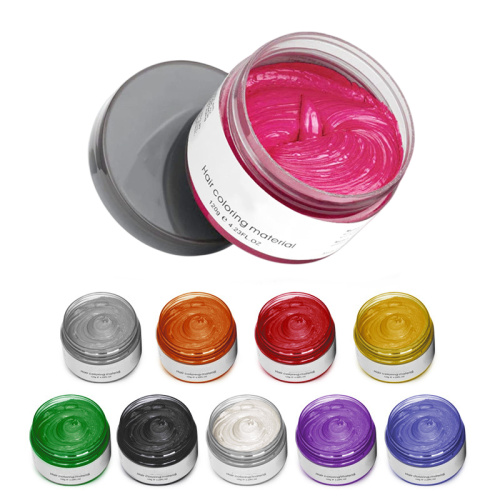 Hair Color Mask Cream Temporary Hair Color Changing Party Hair Styling Wax Factory