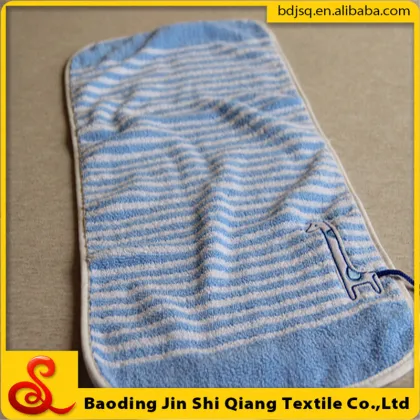 Super Soft Cotton Kids Embroidered Towel, Children Face Towel