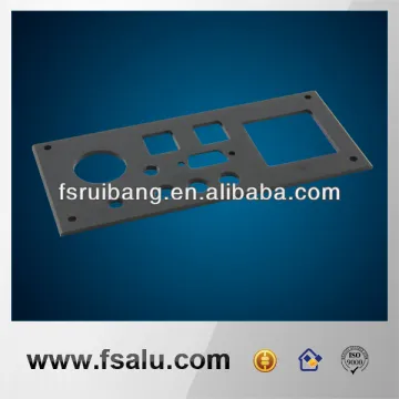 high precision custom cnc machining face plates for audio equipment