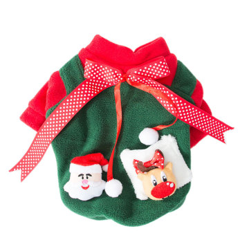 Pet Christmas Deer Sweater - Warm Knitted Coat for Small Dogs and Cats