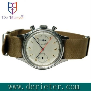 Man Watch Fabric Strap Stainless Steel Case