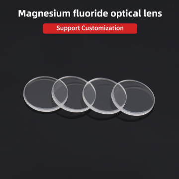 Magnesium fluoride optical lens features