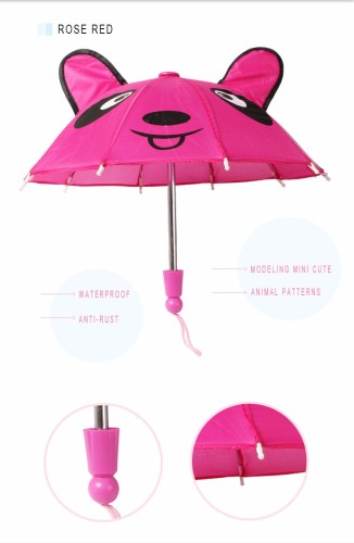 High qulity 18 inch plastic barbiee doll accessories umbrella