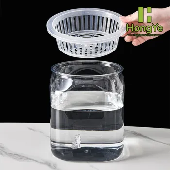 Spacious Clear Fish Tank as Flower Container