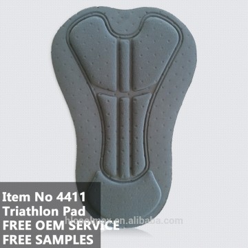 Punching fabric cushion triathlon cycling pad