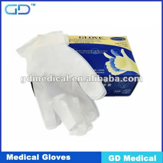 vinyl gloves/disposable vinyl glove/disposable glove/medical exam gloves
