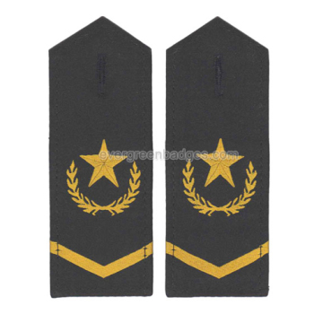 Star Army Military Security Embroidery Epaulette