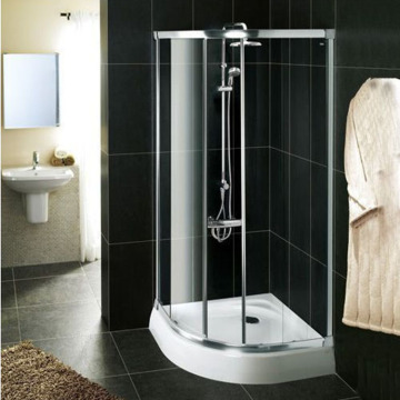 Frameless Glass Sliding Shower Door for Bathroom Cabins