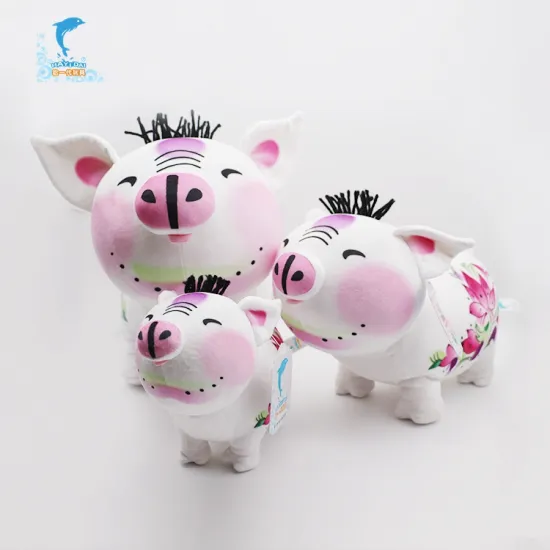 Custom Fashion Soft Pink Pig Toy Promotion Gift Pretty Plush Pig Toy stuffed animal soft toy pig