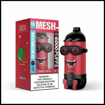 Mesh-X 6000パフ卸売価格使い捨て吸血