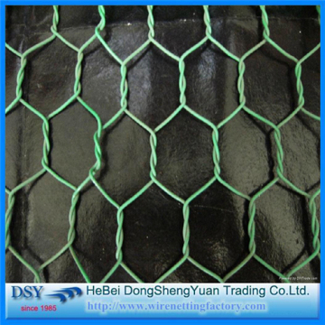 Black Vinyl Coated  Hexagonal Wire Mesh