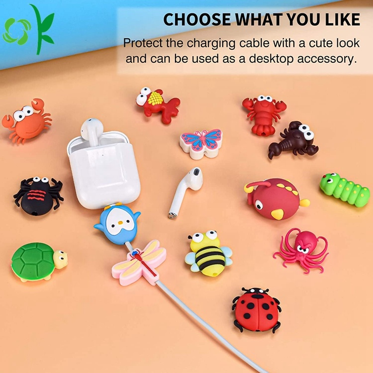 Cute Animals Insects Design Cable Protector