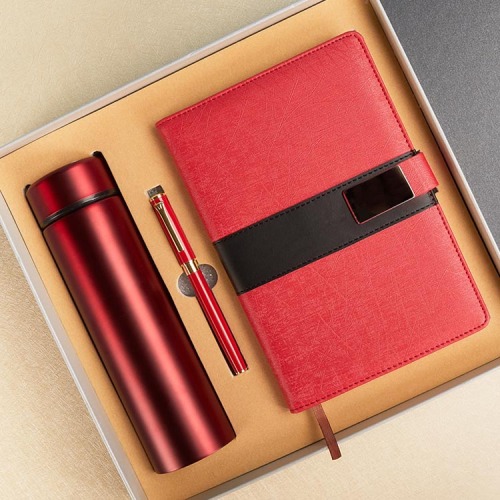 Thermos and notebook gift box