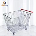 Zinc Big Basket Warehouse Storage Carry Carry