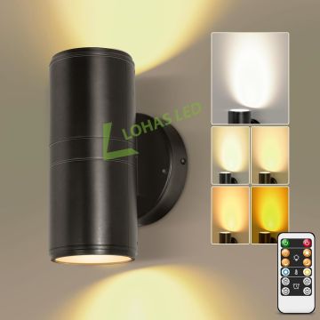 Lohas Fernbedienung 5cct Moderne LED -Wandleuchten für Schlafzimmer