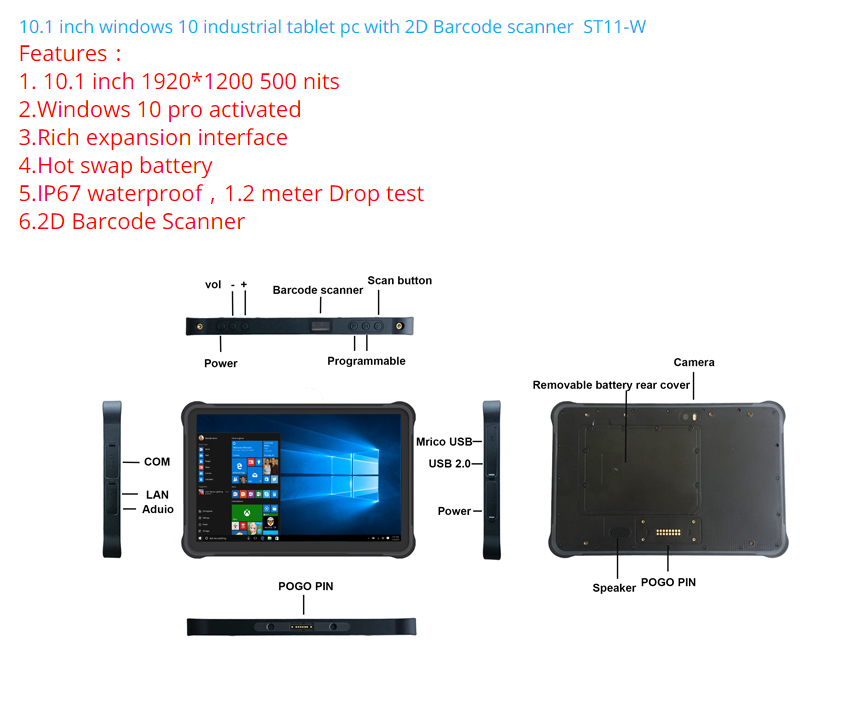 Industry Tablet Rugged Tablets