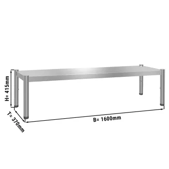 Factory Directly Supply 1 Tier Stainless Steel Preparation Table Prep Workbench for Restaurant Kitchen Equipment