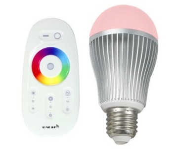 6w Rgb Led Bulb, Wifi And Rf Controller Compatible 