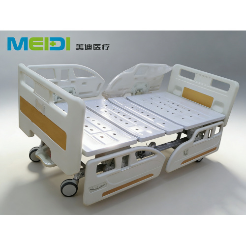 Customized Multifunctional Electric Hospital Bed with Central Control Brake & 4 Side Rails