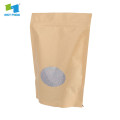 stand up plastic protein powder zipper pouches packaging