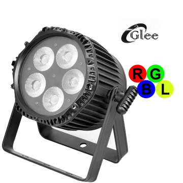 Factory Direct 5x20W RGBL RGBW RGBA 4in1 IP65 Waterproof Architectural Outdoor LED PAR Light