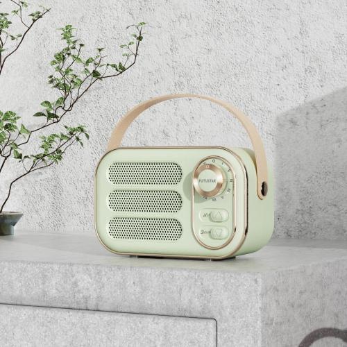 ABS impresionante diseño mini altavoz de mango de estilo retro