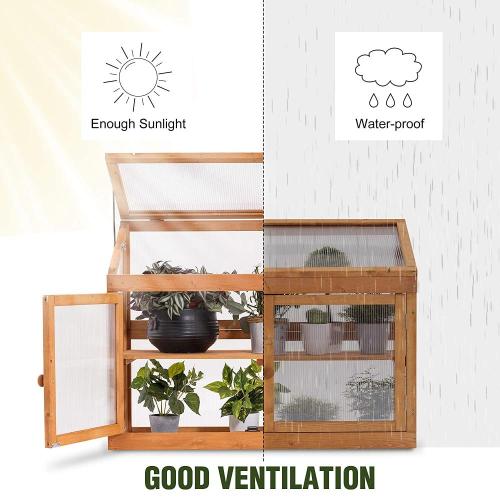 Green House Garden Greenhouse Raised Flower Planter Shelf Bed Protection Supplier