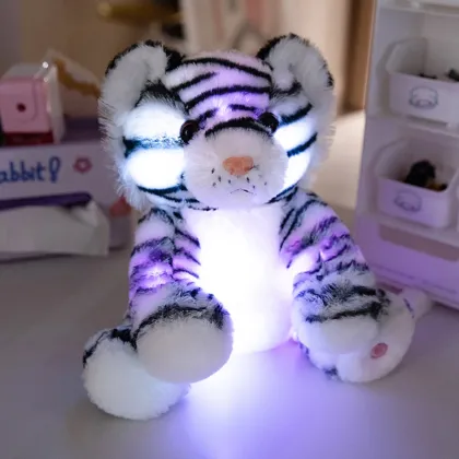 2024 Glowing Plush Tiger Toy - Early Childhood Education Gift & Home Decoration