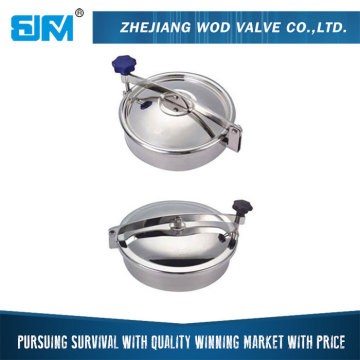 Quality-assured custom made best price stainless steel sanitary manhole cover