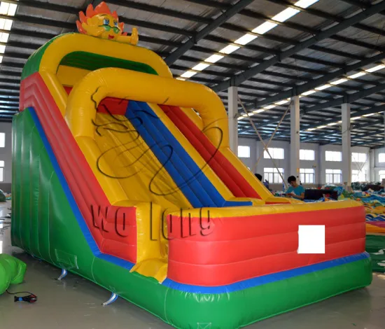 Cheap Sale Inflatable Bouncer Castle Trampoline Inflatable Land Dry Slide