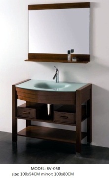 Wooden cabinet/bathroom furniture/wooden vanity