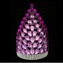 Belleza gran reina Rhinestone concurso corona tiara