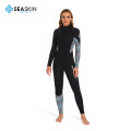 Seaskin Womens 4/3mm Stretch Steamer High Elastic Full Wetsuit