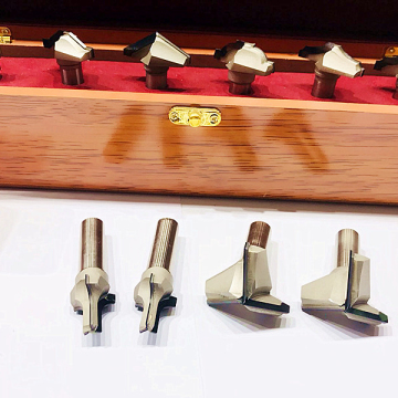 Professional Diamond Spiral Router Bit Set for Woodworking: 1/2 PCD Tip and CNC Router Bits