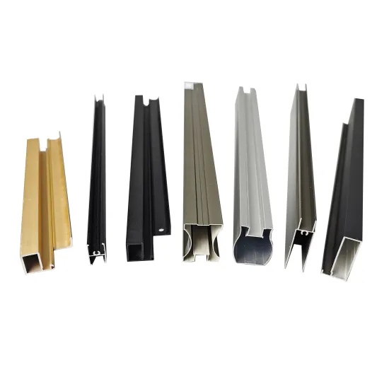 Custom Aluminum Alloy Sliding Door Frames & Profiles 6063-T5