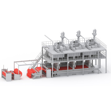 1600/2400/3200/4200mm SSS Máquina não tecida SSS de três feixes