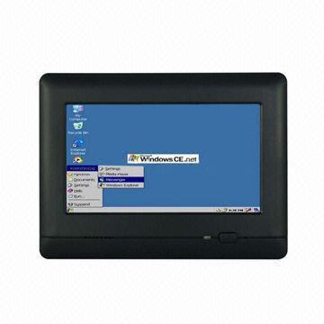 Industrial Control Device with 7-inch Touchscreen, Windows CE OS, LAN Port and 9 to 24V DC Inputs