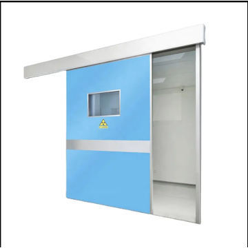 Touchless lead automatic hermetic X-ray lead door