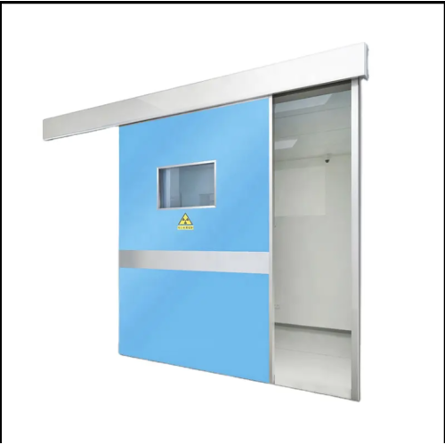 Touchless lead automatic hermetic X-ray lead door