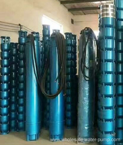 Multilevel submersible drainage electric pump