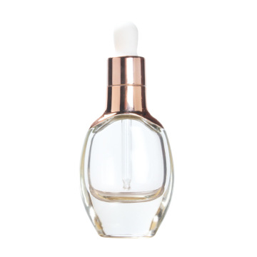 luxury 30ml skincare essential oil glass dropper bottle