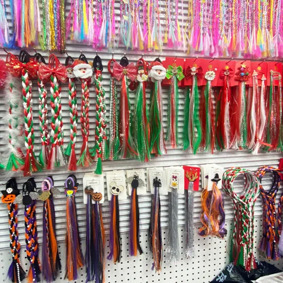 Sparkling Christmas & Halloween Hair Bows for Children: Stylish Hair Accessories for Festive Occasions