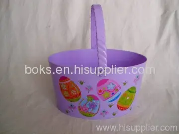 Handle Plastic Easter Bucket 