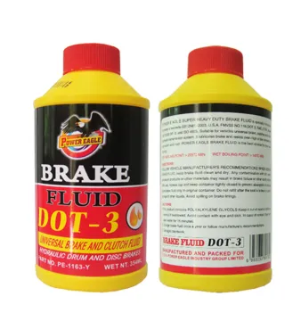 Dot-3 Brake Fluid - 354ml Automotive Lubricant Car Care Product