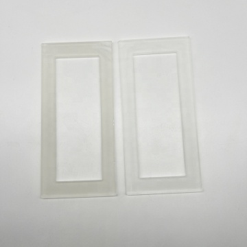 Customized Clear Silk Screened Tempered Glass Display Panels for Operation Panel