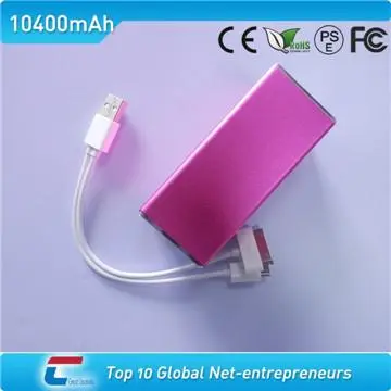 High capacity standard battery charger 10400mah