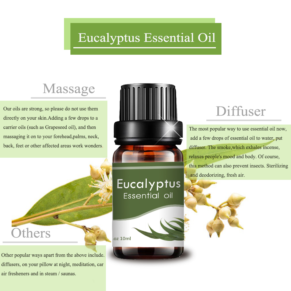 private label Eucalyptus essential oil Multi Use haircare